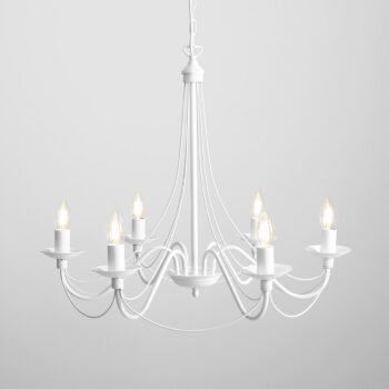 Sietynas ROŽA 6 WHITE — 1
