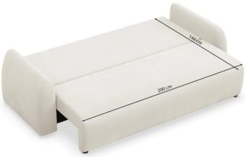 Sofa-lova LEKA, 244 cm
