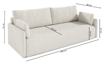 Sofa-lova SNAVE, 205 cm
