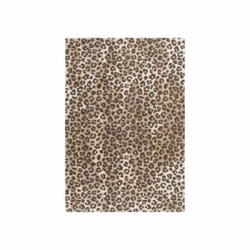 Soft rug with leopard design KAROO