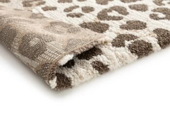 Soft rug with leopard design KAROO