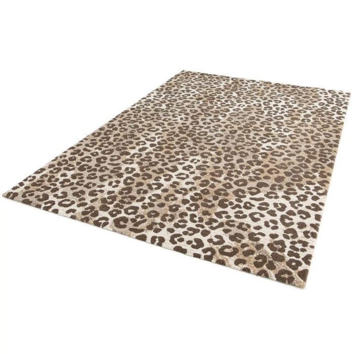 Soft rug with leopard design KAROO
