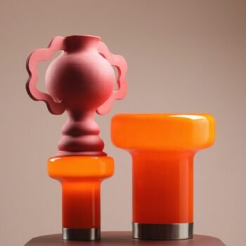 Stalinis šviestuvas BONBON TABLE M ORANGE — 1