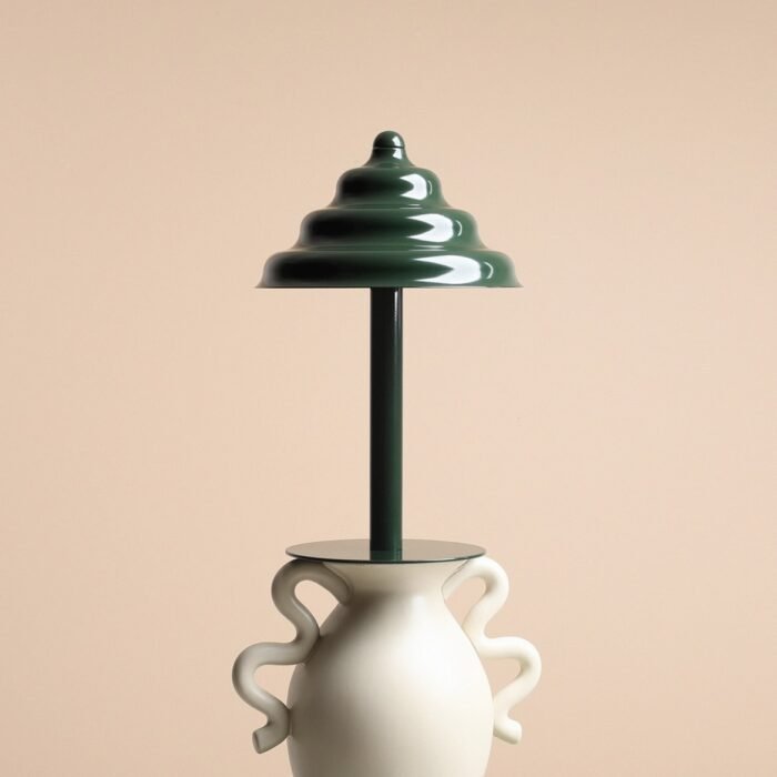 Stalinis šviestuvas FALA, butelio žalia, ⌀23xH39 cm — 2