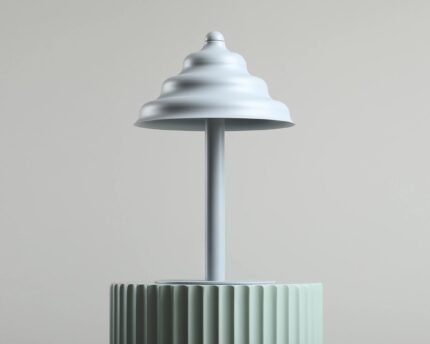 Stalinis šviestuvas FALA, pilkai mėlyna, ⌀23xH39 cm — 1