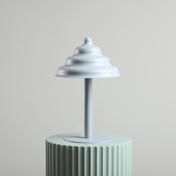 Stalinis šviestuvas FALA, pilkai mėlyna, ⌀23xH39 cm — 3