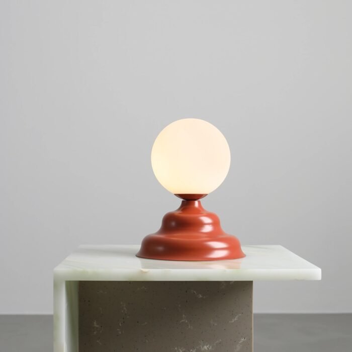 Stalinis šviestuvas FALA, plytų raudona, ⌀12 cm — 2