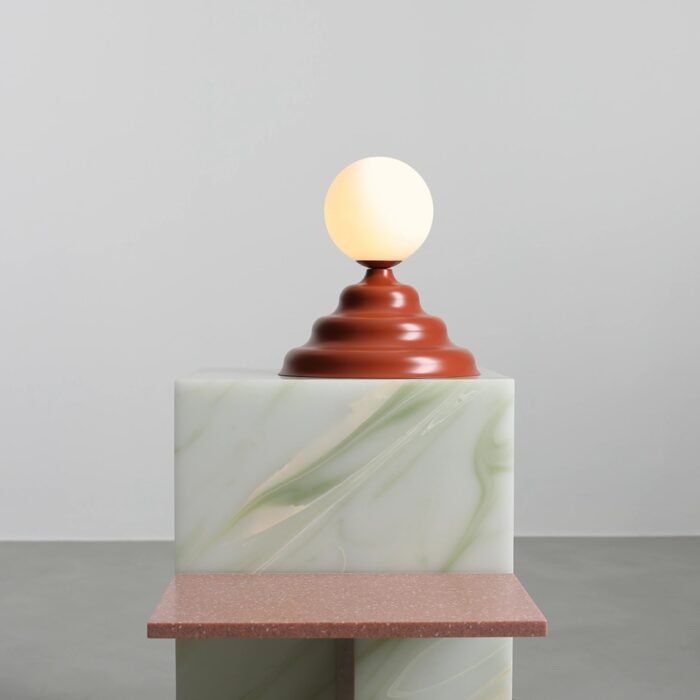 Stalinis šviestuvas FALA, plytų raudona, ⌀12 cm — 7