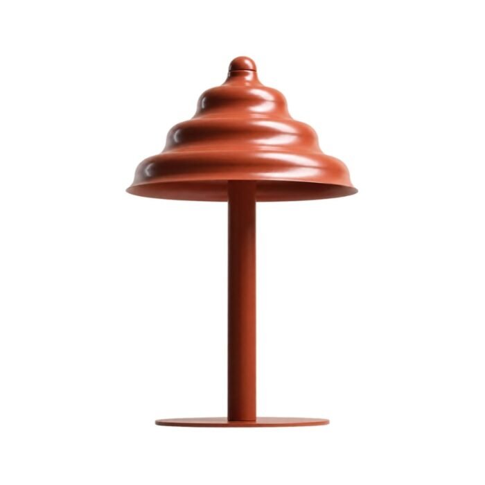 Stalinis šviestuvas FALA, plytų raudona, ⌀23xH39 cm