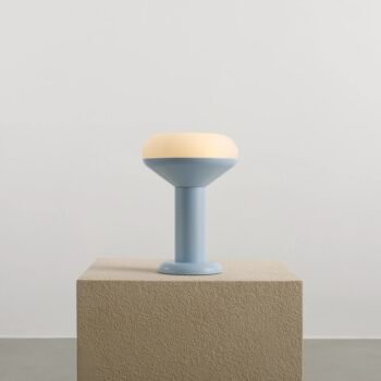 Stalinis šviestuvas TORO TABLE 2 CLEAR BLUE, ⌀18xH26 cm — 1