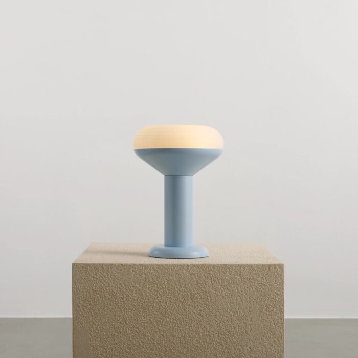 Stalinis šviestuvas TORO TABLE 2 CLEAR BLUE, ⌀18xH26 cm — 1