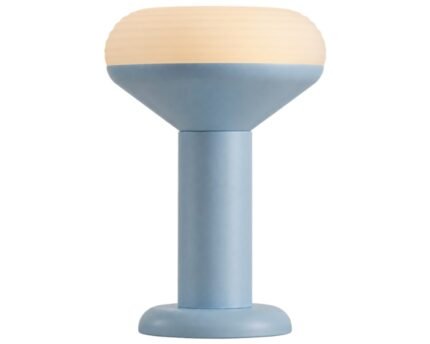 Stalinis šviestuvas TORO TABLE 2 CLEAR BLUE, ⌀18xH26 cm