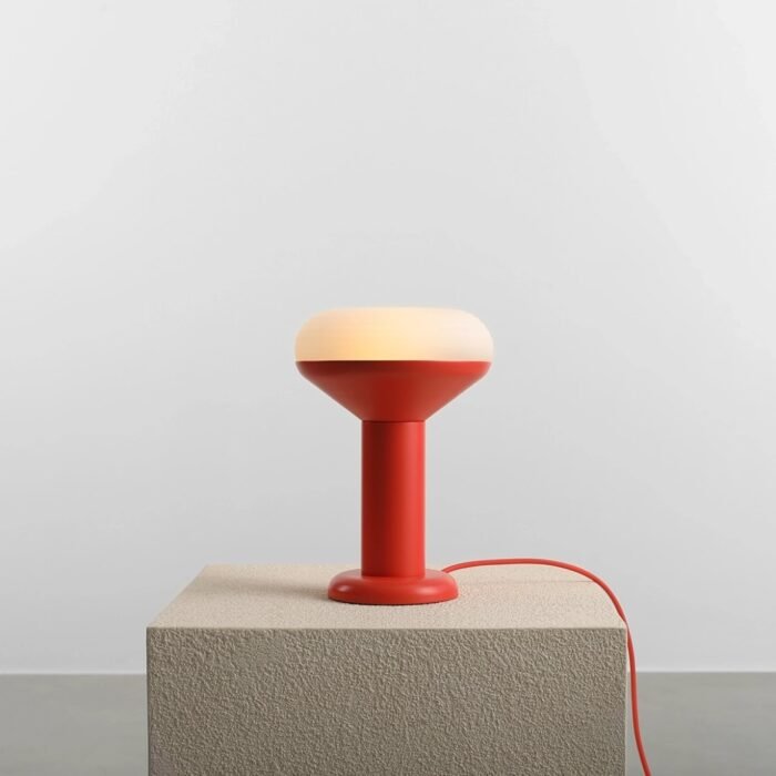 Stalinis šviestuvas TORO TABLE 2 CORAL RED, ⌀18xH26 cm — 1