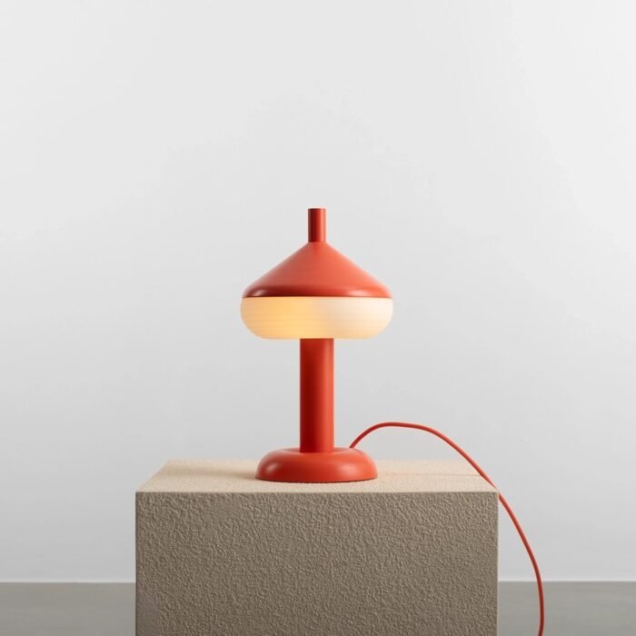 Stalinis šviestuvas TORO TABLE CORAL RED, ⌀18xH31 cm — 1
