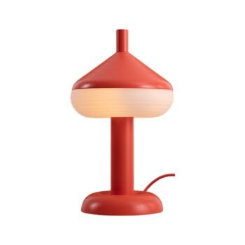 Stalinis šviestuvas TORO TABLE CORAL RED, ⌀18xH31 cm