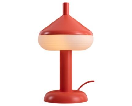Stalinis šviestuvas TORO TABLE CORAL RED, ⌀18xH31 cm