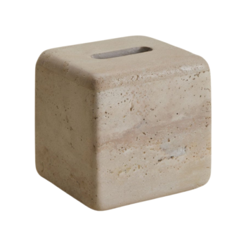 Travertino servetėlių dėžutė KALISTA – travertinas