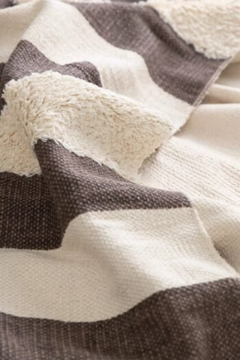 Tufted rug 100% cotton EBONY