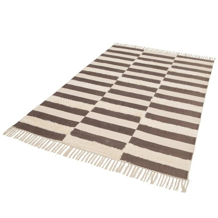 Tufted rug 100% cotton EBONY