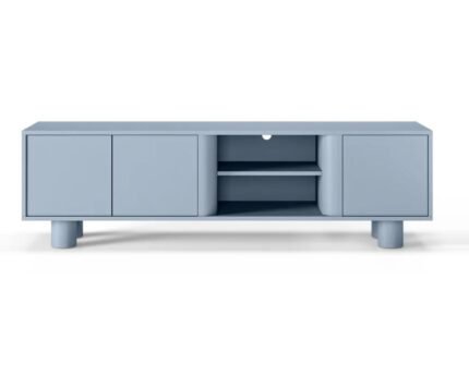 TV spintelė FRONDERA, 160 cm, dūminė mėlyna