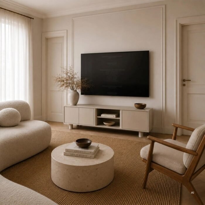 TV spintelė FRONDERA, 160 cm, kašmyro