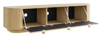 TV spintelė NORDA, 175 cm, šviesaus ąžuolo
