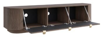 TV spintelė NORDA, 175 cm, tamsaus ąžuolo