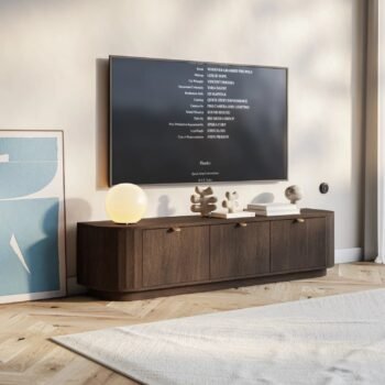 TV spintelė NORDA, 175 cm, tamsaus ąžuolo