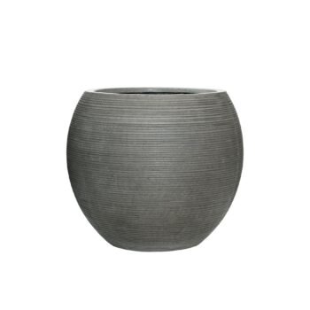Vazonas ABBY L, Ø51,5xH44,5 cm, tamsiai pilkas