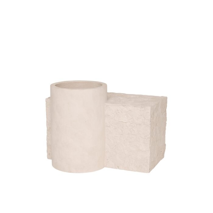 Vazonas ALTO, Ø30xH44 cm, kreminis