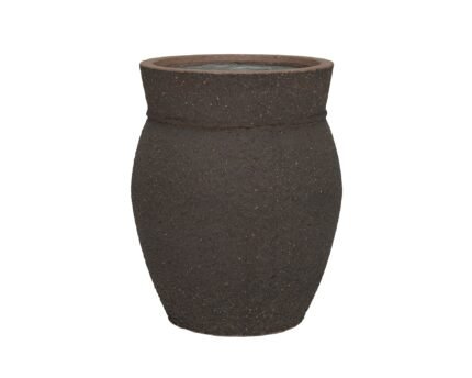 Vazonas APOLLO S, Ø38,5xH47 cm, tamsiai rudas