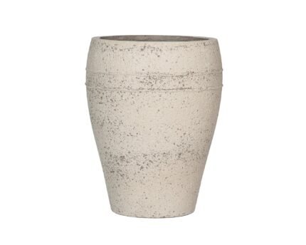 Vazonas ARES L, Ø54xH69 cm, kreidos baltas