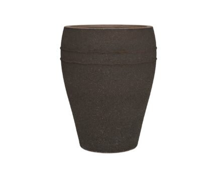 Vazonas ARES L, Ø54xH69 cm, tamsiai rudas
