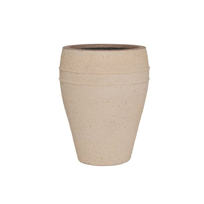 Vazonas ARES S, Ø27xH32 cm, smėlio
