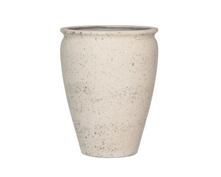 Vazonas ARTEMIS L, Ø53xH68 cm, kreidos baltas