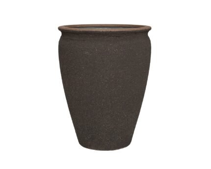 Vazonas ARTEMIS L, Ø53xH68 cm, tamsiai rudas