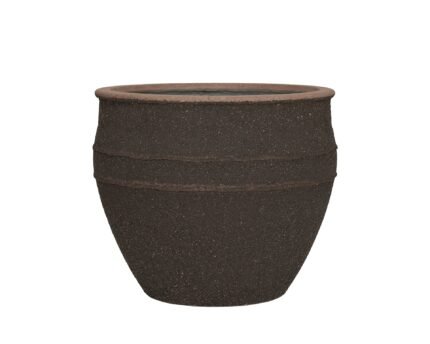 Vazonas ATHENA L, Ø53,5xH45 cm, tamsiai rudas