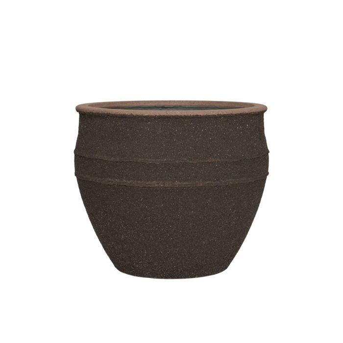 Vazonas ATHENA L, Ø53,5xH45 cm, tamsiai rudas