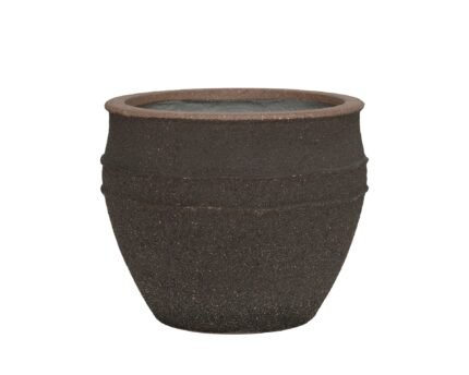 Vazonas ATHENA M, Ø40,5xH33 cm, tamsiai rudas