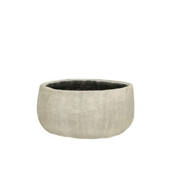 Vazonas AYA S, Ø33xH17 cm, smėlinis