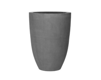 Vazonas BEN XL, Ø52xH72 cm, tamsiai pilkas