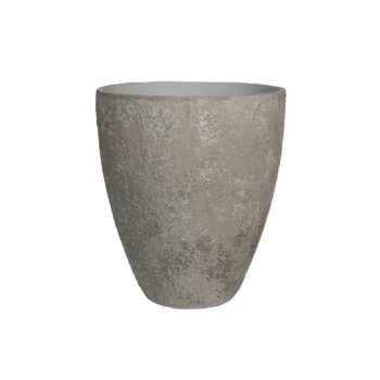 Vazonas BERND S, Ø33xH37 cm, akmens pilkas