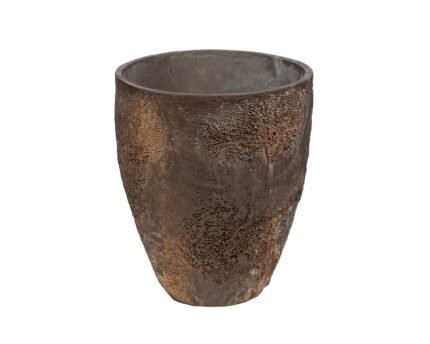 Vazonas BERND S, Ø33xH37 cm, tamsiai rudas