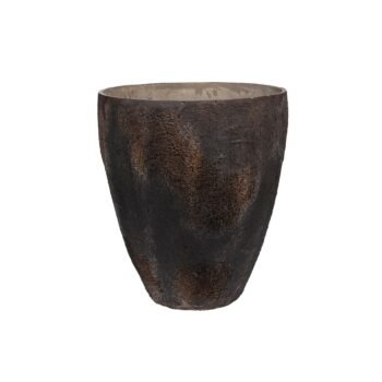 Vazonas BERND XL, Ø66xH74,5 cm, tamsiai rudas