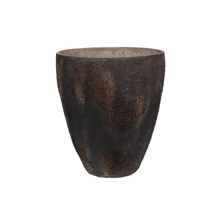 Vazonas BERND XL, Ø66xH74,5 cm, tamsiai rudas