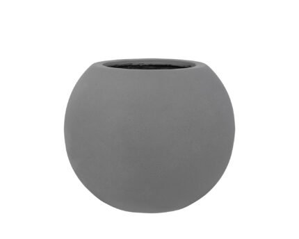 Vazonas BETH XS, Ø25xH20,5 cm, tamsiai pilkas