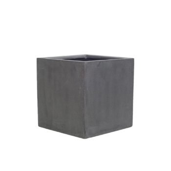 Vazonas BLOCK S, 30x30xH30 cm, tamsiai pilkas