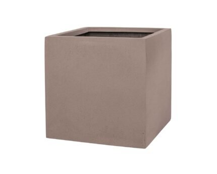 Vazonas BLOCK S, 30x30xH30 cm, taupe spalvos