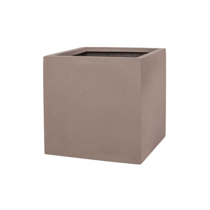 Vazonas BLOCK S, 30x30xH30 cm, taupe spalvos