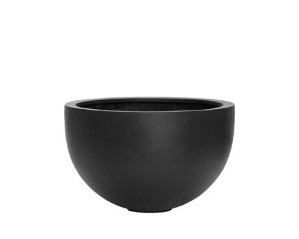 Vazonas BOWL L, Ø60xH38 cm, juodas